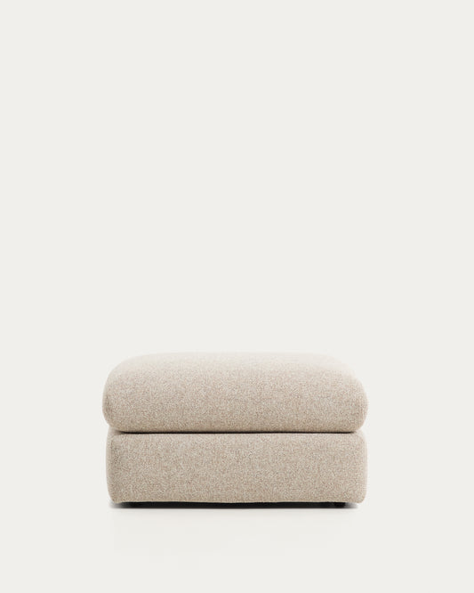 Vera beige footrest 80 x 80 cm FSC Mix Credit