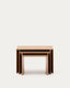 Ensemble Litto de 3 tables gigognes en placage de chêne FSC Mix Credit 60 x 40 / 51 x 36 / 42 x 31 cm