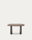Table auxiliaire Pirita en bois de chêne finition foncée 71 x 70 cm FSC 100 %