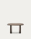 Pirita side table made from solid oak wood in a dark finish, 70.6 x 70 cm FSC 100%