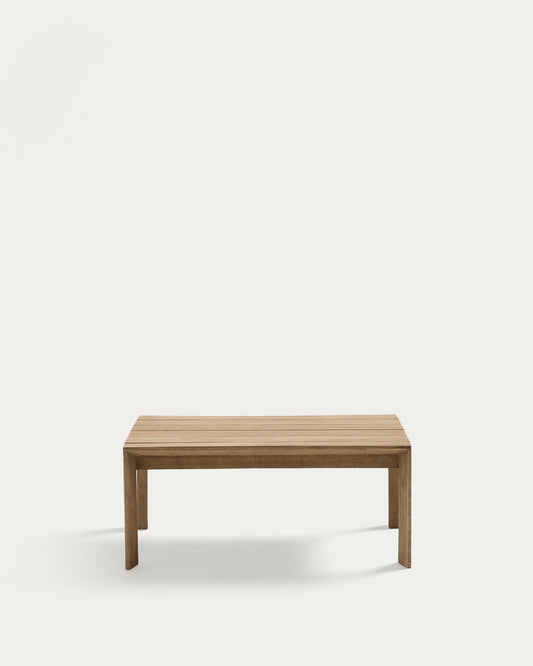 Table basse Ambra en bois d’acacia avec finition claire 82,5 x 82,5 cm FSC 100 %