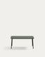 Table basse d’extérieur Zivia vert en acier galvanisé vert 90 x 50 cm