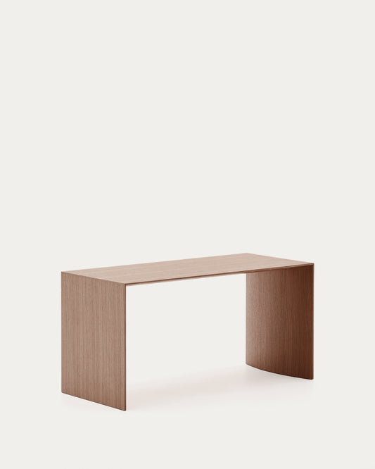 Table basse Litto en placage de noyer FSC Mix Credit 90 x 45 cm