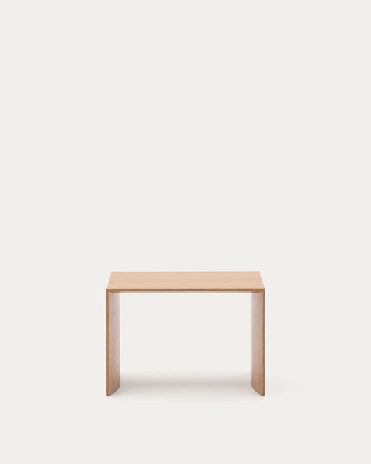 Table auxiliaire Litto en placage de chêne FSC Mix Credit 55 x 40 cm