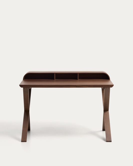 Bureau Dilare en placage de noyer 120 × 85 cm