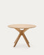 Table Ronde Naanim en placage de chêne Ø 100 cm