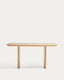 Litto table made from oak veneer, 160 x 90 cm