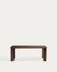 Table extensible Jondal en bois et placage de chêne avec finition ton noyer FSC 100 % 200 (286) x 100 cm