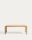 Table extensible Erisia en bois de chêne massif finition ton naturel 200 (280) x 100 cm FSC 100%