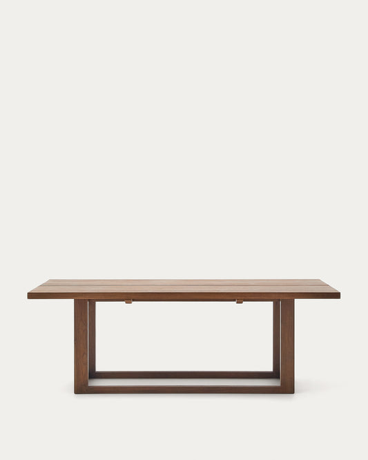 Table Sashi en bois de teck 220 x 100 cm
