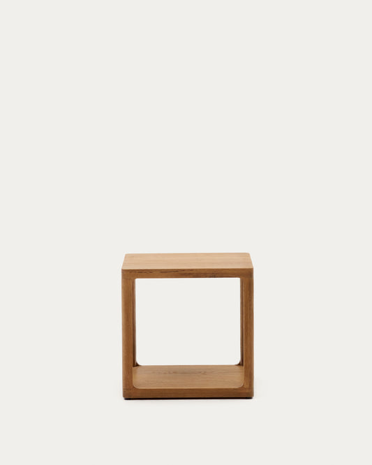 Table auxiliaire Maymai en bois de chêne 50 x 50 cm