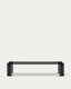 Table basse Adularia en verre trempé gris foncé 140 x 60 cm