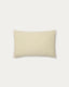 Housse de coussin Lioris en coton à rayures verte 60 x 40 cm