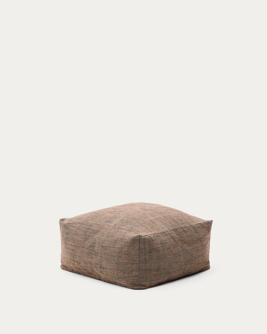 Pouf Vedell 100% PET orange 60 x 60 x 30 cm
