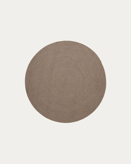 Tapis Despas en fibres synthétiques beige Ø150 cm