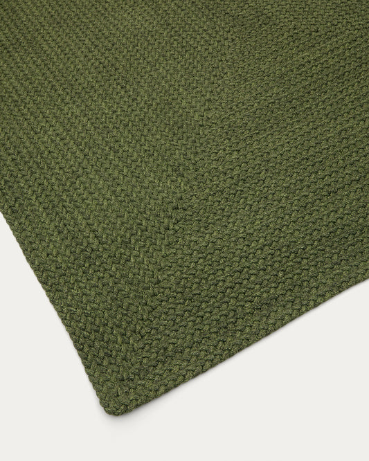 Tapis Despas en fibres synthétiques vert 160 x 230 cm