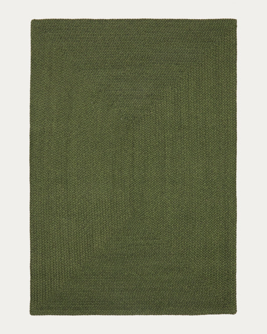 Tapis Despas en fibres synthétiques vert 160 x 230 cm
