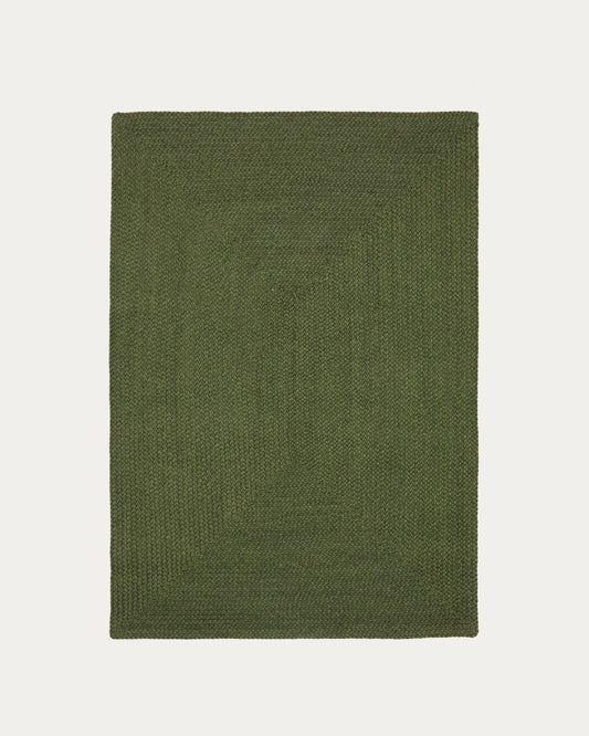 Tapis Despas en fibres synthétiques vert 160 x 230 cm