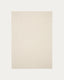 Tapis Mascarell de coton et polyester blanc 160 x 230 cm