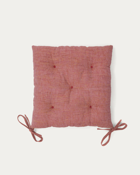 Coussin de chaise Aren rose 45 x 45 cm