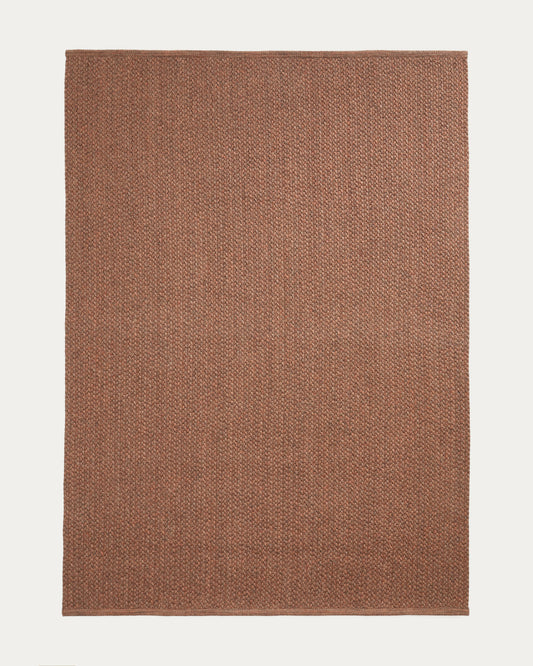 Tapis Despas en fibres synthétiques terracotta 160 x 230 cm
