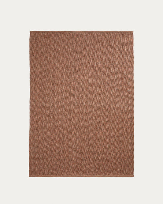 Rug Despas in synthetic fibers terracotta 160 x 230 cm