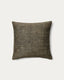 Housse de coussin Machiel en jacquard de viscose vert 50 x 50 cm