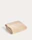 Serviette de toilette Navira 100 % coton beige 50 x 90 cm