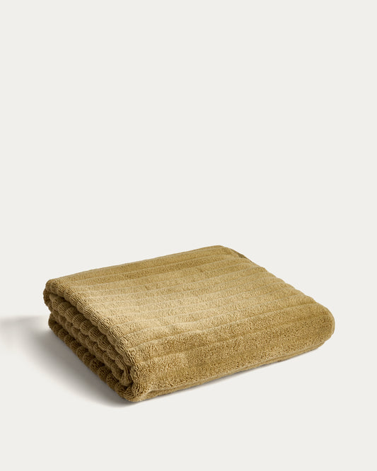 Serviette de bain Navira 100 % coton vert clair 70 x 140 cm