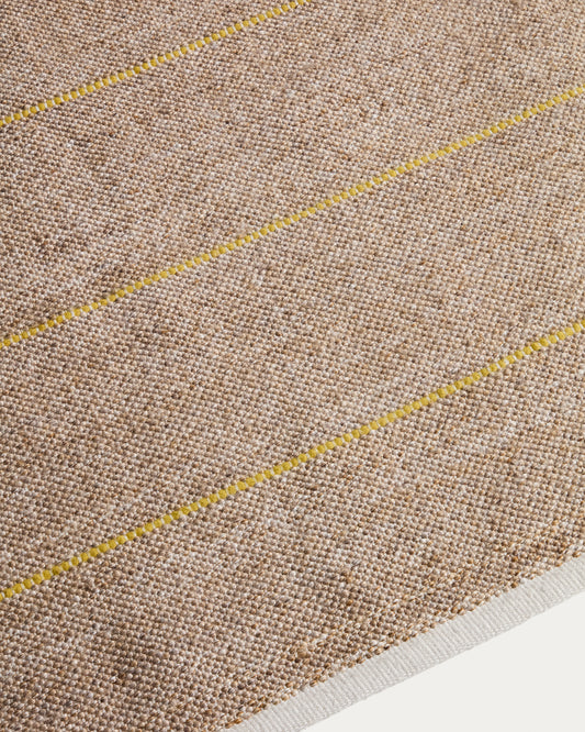Denu beige 100% PET rug 200 x 300cm