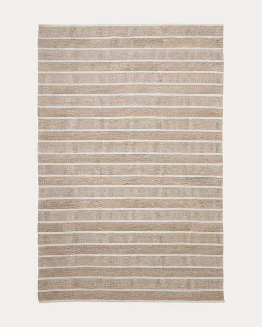 Tapis Desni 100% PET beige 200 x 300 cm
