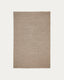 Tapis Galinda en fibres synthétiques taupe 160 x 230 cm