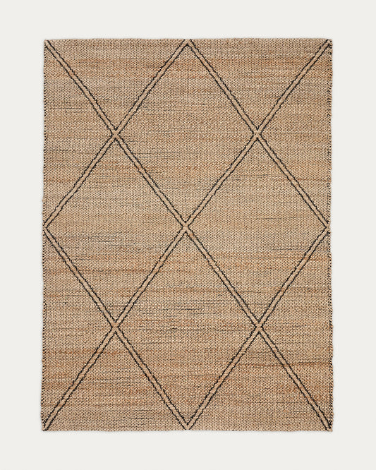 Tapis Vallalta en jute 200 x 300 cm