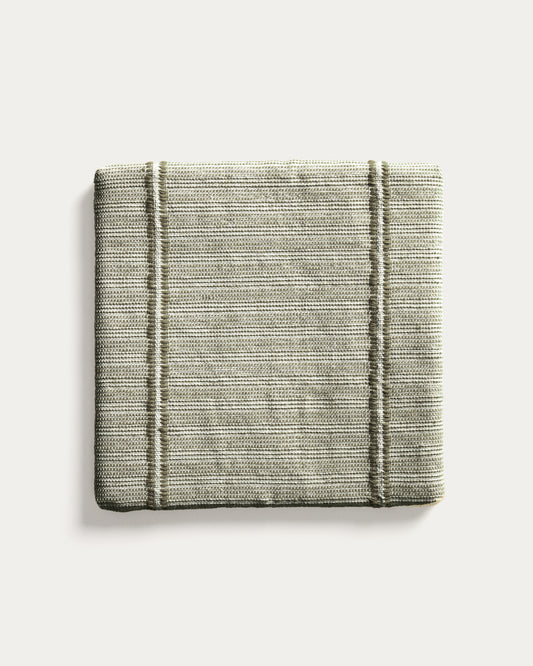 Coussin de chaise Drati 100 % PET vert 40 x 40 cm