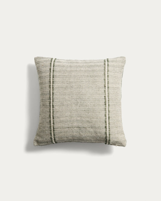Housse de coussin Drati 100 % PET vert 45 x 45 cm