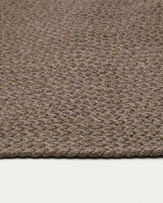 Despas beige synthetic fibre rug 200 x 300cm