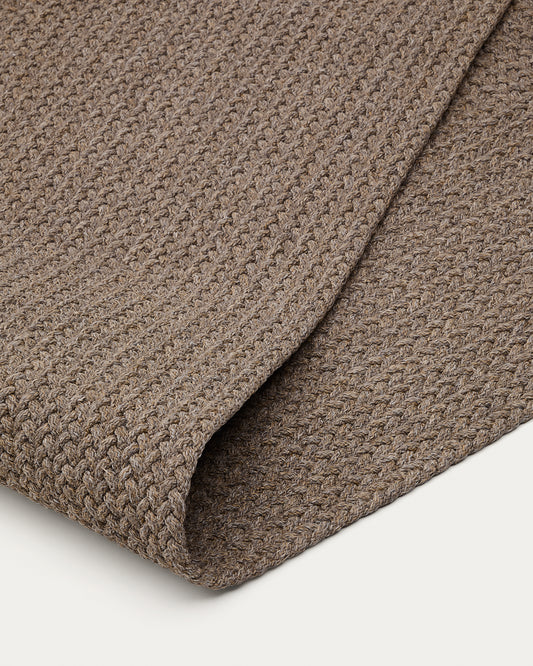 Despas beige synthetic fibre rug 300 x 400cm