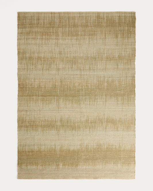 Tapis Lirmo en jute vert 200 x 300 cm