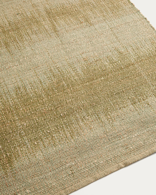Tapis Lirmo en jute vert 160 x 230 cm