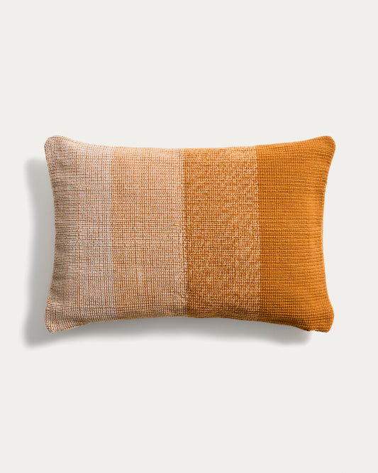 Housse de coussin Adys 100 % PET orange 40 x 60 cm