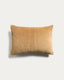 Housse de coussin Tavre en velours avec détail brodé beige 40 x 60 cm