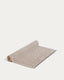 Chemin de table Berla en coton et jute orange 50 x 150 cm