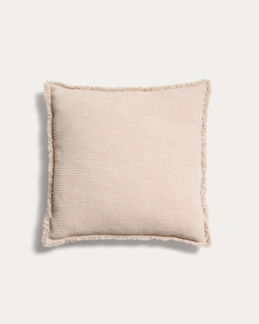 Housse de coussin Meral écru 45 x 45 cm