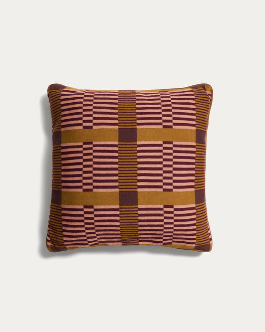 Ately 100% cotton multicoloured cushion cover 45 x 45 cm