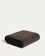 Serviette de bain Navira 100 % coton marron 70 x 140 cm