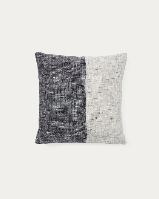 Housse de coussin Dalel gris 45 x 45 cm