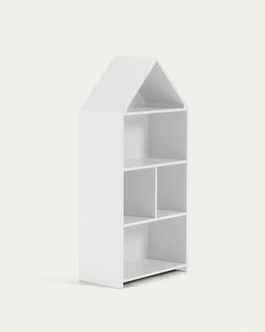 Étagère maison enfant Celeste en MDF blanc 50 x 105 cm