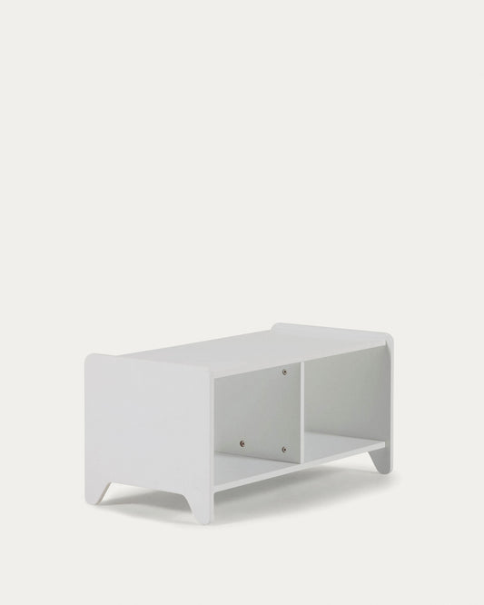 Meuble de rangement Nunila MDF blanc 78 cm