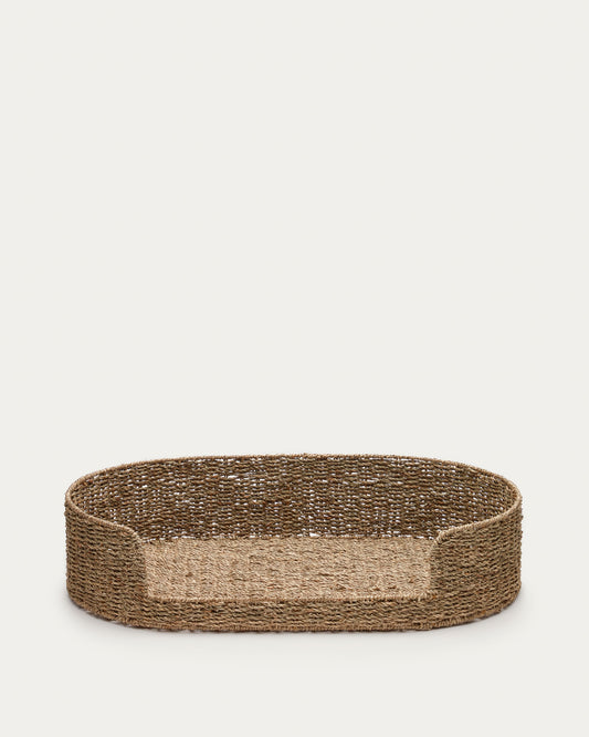 Panier pour chien ou chat Fliicker grand format en fibres naturelles Ø 80 x 45 cm